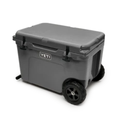 YETI "Tundra" Haul Wheeled Hard Cooler -Traeger Pellet Grills 180444 Haul Studio Images Dealers Haul Charcoal Quarter Facing Lid Down 2400x2400 1