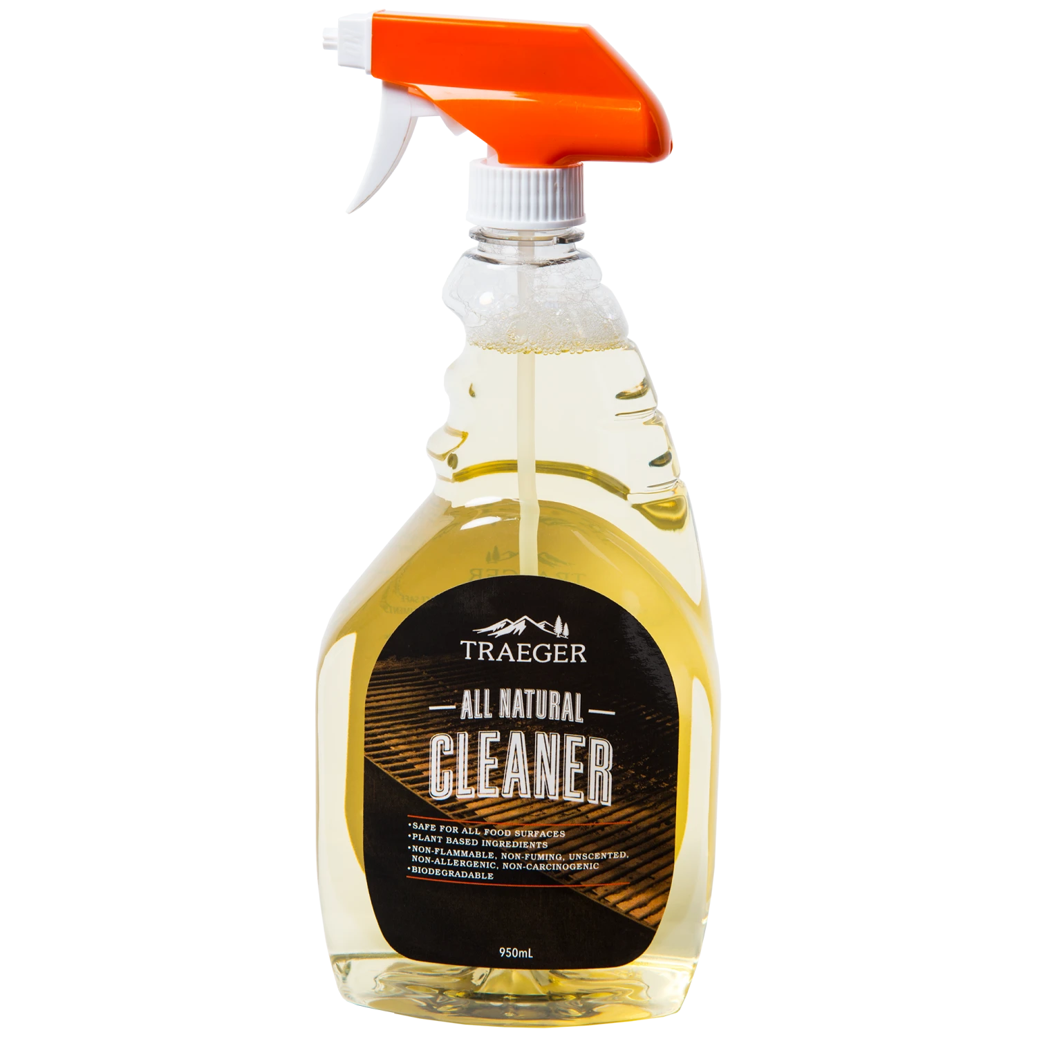 Traeger "Grill Cleaner" 950ml Spray Bottle Traeger "Grill Cleaner" 950ml Spray Bottle -Traeger Pellet Grills 20170201 Traeger All Natural Cleaner 950ML BAC403 PDP 1