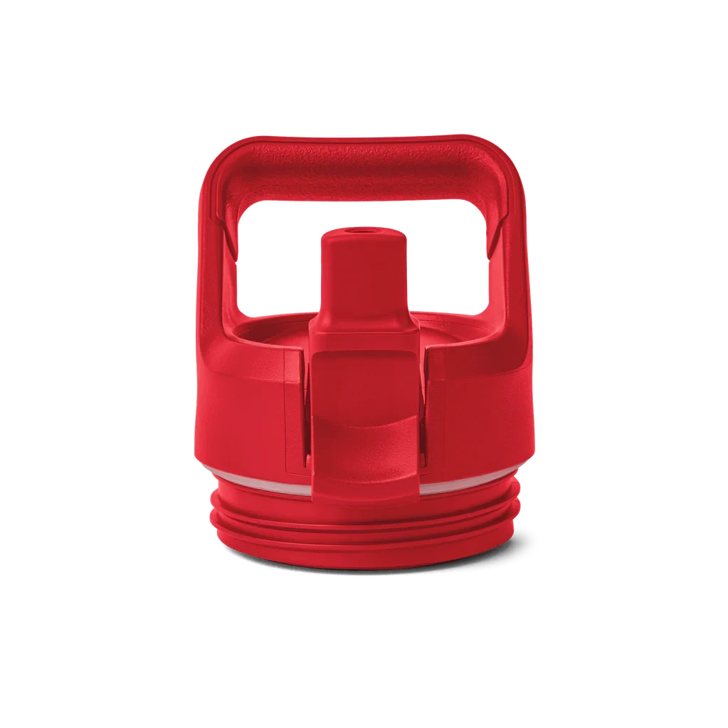 YETI "Rambler" Bottle - Straw Cap -Traeger Pellet Grills 21071502535 70000002447 YETI Wholesale drinkware accessories CM Straw Caps Rambler Rescue Red Front Open 2538 2400x2400 b1fa0c74 048b 4fb2 a518 134d2c415442