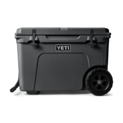 YETI "Tundra" Haul Wheeled Hard Cooler -Traeger Pellet Grills 220078 1H23 Color Launch site studio Hard Coolers Tundra Haul Charcoal Front 3338 Primary B 2400x2400 c06645d6 1692 4ca6 aea9 48b280240efd