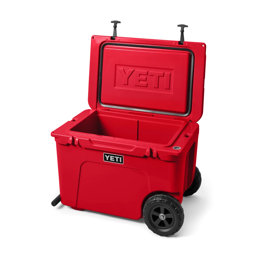 YETI "Tundra" Haul Wheeled Hard Cooler -Traeger Pellet Grills 220078 1H23 site studio Hard Coolers Tundra Haul Rescue 3qtr Handle Down Lid Up 3387 Primary B 2400x2400 8ddb0ba1 9332 4969 b902 fcc12d521da8