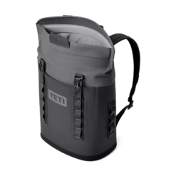 YETI "Hopper" M12 Soft Backpack Cooler -Traeger Pellet Grills 220141 M15 M12 site studio Soft Coolers M12 Charcoal 3qtr Open 13534 Primary B 2400x2400 2a0c8dc6 fbe3 4258 a7aa 7c987202a0f0
