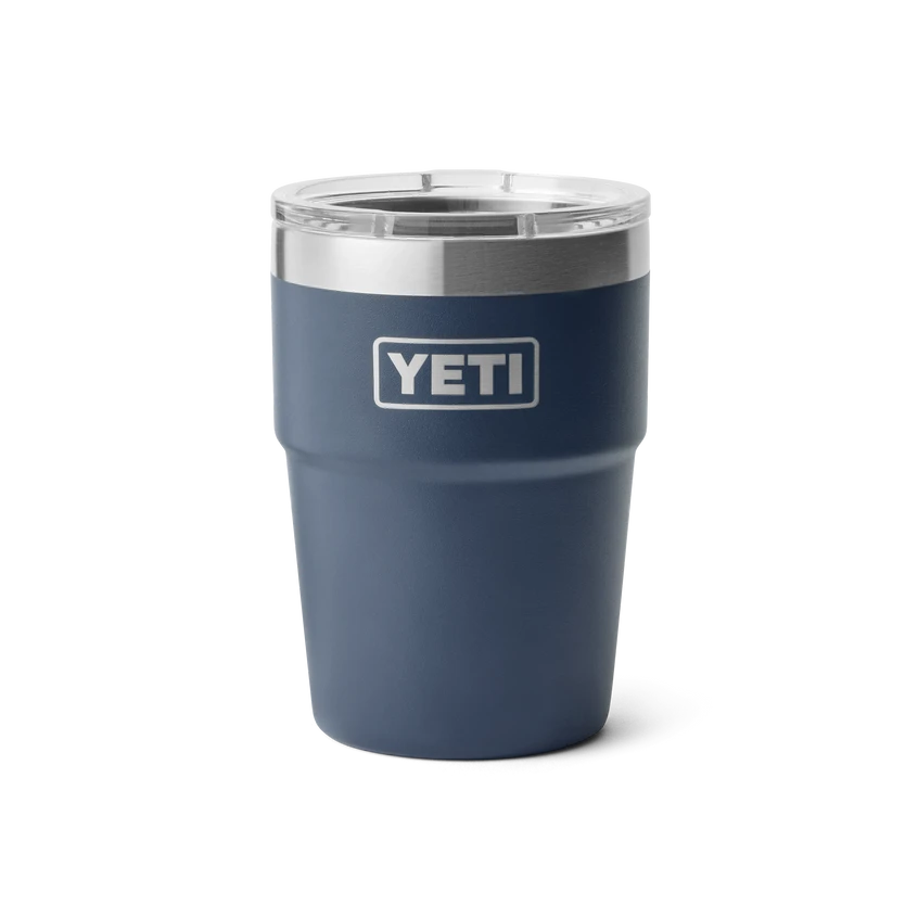 YETI "Rambler" 16oz Stackable Cup -Traeger Pellet Grills 230157 dayley site studio drinkware Stackable R16 Navy Front 2865 Primary B 2400x2400 171344ea dd5a 4ab5 ac18 3c60eda85233 1