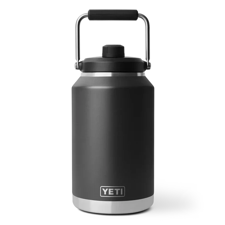 YETI "Rambler" One Gallon Jug 2.0 -Traeger Pellet Grills 70000001916 21071501995 site studio drinkware Rambler 1 Gallon Jug 2.0 Black Front 075 Primary B 2400x2400 2e8d838e 84b6 470e 9c55 0f5c81739342