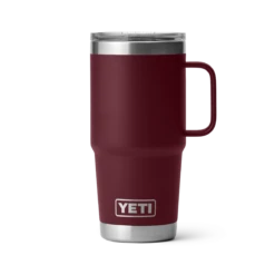 YETI "Rambler" 20oz Travel Mug W Stronghold Lid -Traeger Pellet Grills 70000003003 21071503252 YETI WSL drinkware Rambler 20oz Travel Mug Wild Vine Red Front 5058 2400x2400 d5e858ad 2474 4051 939c 1f4239d7ce8f