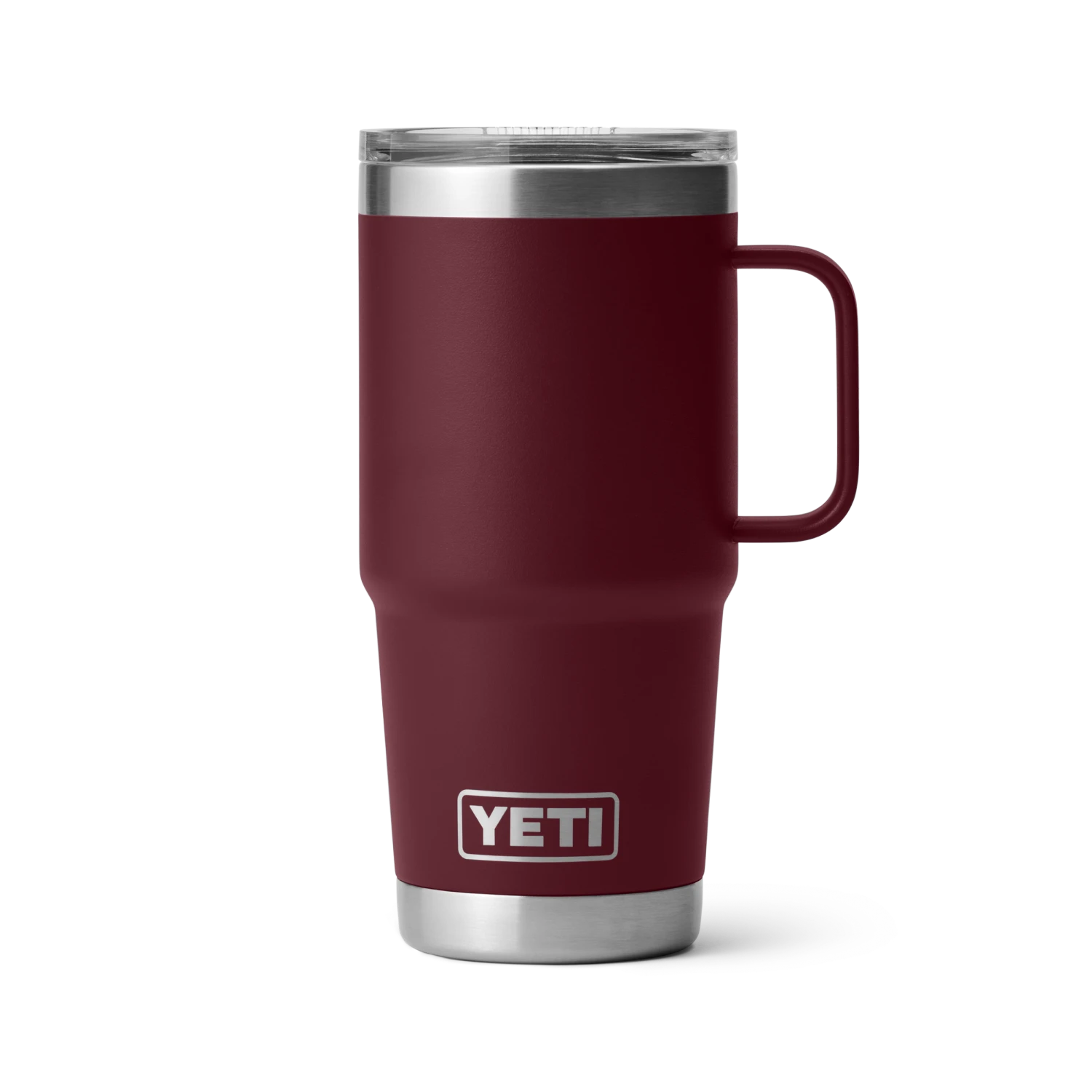 YETI "Rambler" 20oz Travel Mug W Stronghold Lid -Traeger Pellet Grills 70000003003 21071503252 YETI WSL drinkware Rambler 20oz Travel Mug Wild Vine Red Front 5058 2400x2400 d5e858ad 2474 4051 939c 1f4239d7ce8f