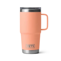 YETI "Rambler" 20oz Travel Mug W Stronghold Lid -Traeger Pellet Grills 70000004476 21071505468 site studio drinkware Rambler 20oz Travel Mug Low Country Peach 5069 Primary B 2400x2400 88dfbcfa 08b7 4c7d bc7e 7027b2fd92cb