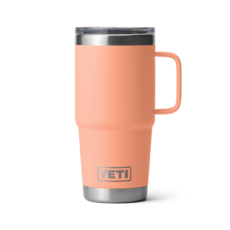 YETI "Rambler" 20oz Travel Mug W Stronghold Lid -Traeger Pellet Grills 70000004476 21071505468 site studio drinkware Rambler 20oz Travel Mug Low Country Peach 5069 Primary B 2400x2400 88dfbcfa 08b7 4c7d bc7e 7027b2fd92cb