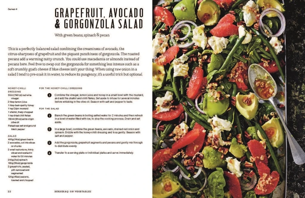 "Berber&Q: On Vegetables" - Josh Katz "Berber&Q: On Vegetables" - Josh Katz -Traeger Pellet Grills 9780857839879 spread1