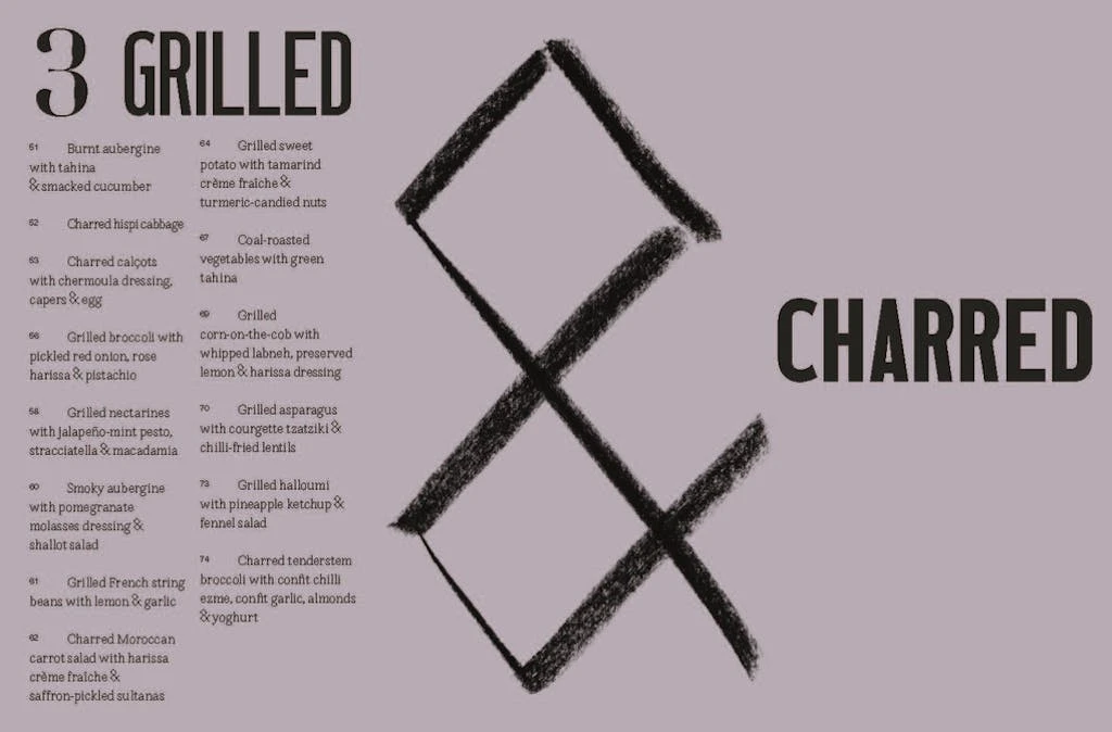 "Berber&Q: On Vegetables" - Josh Katz "Berber&Q: On Vegetables" - Josh Katz -Traeger Pellet Grills 9780857839879 spread2