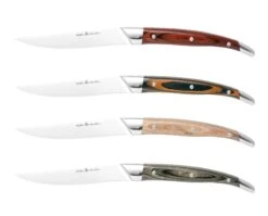 Wilkie Bros. "Pakkawood Steak Knife Set" 4 Piece