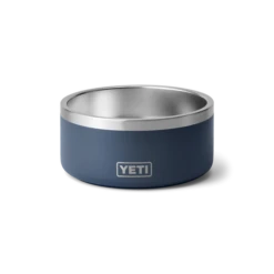 YETI "Boomer" 4 Dog Bowl -Traeger Pellet Grills Boomer Dog Bowl 4 Navy Front 4180 B