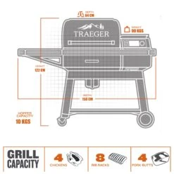 Traeger Pellet Grills 16 Traeger Pellet Grills -Traeger Pellet Grills CapacityandDimension AUS Ironwood