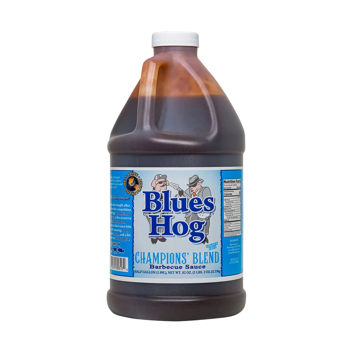 Blues Hog "Champions Blend" BBQ Sauce - 1.89L Jug Blues Hog "Champions Blend" BBQ Sauce - 1.89L Jug -Traeger Pellet Grills Champions HGFront 1