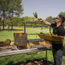 Tagwood BBQ "BBQ06SS" XL Argentine Wood Fire & Charcoal Grill -Traeger Pellet Grills Charcoal Stainless Steel Grill BBQ05SS Tagwood Outdoor 1000x1000 1