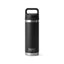 YETI "Rambler" 18oz Bottle -Traeger Pellet Grills Drinkware BottleChug 18oz Black Studio PrimaryB f243ae00 0049 4114 8e83 6d353f837d0e