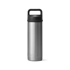 YETI "Rambler" 18oz Bottle -Traeger Pellet Grills Drinkware BottleChug 18oz SS Studio Back