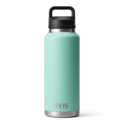 YETI "Rambler" 46oz Bottle -Traeger Pellet Grills Drinkware BottleChug 46oz Seafoam Studio PrimaryB