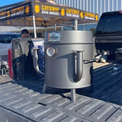Gateway Drum Smoker "Go2™ Smoker And Grill" -Traeger Pellet Grills DrumBackofTruck