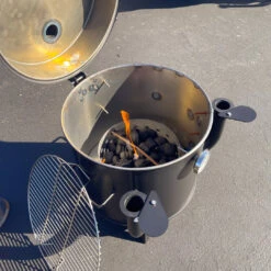 Gateway Drum Smoker "Go2™ Smoker And Grill" -Traeger Pellet Grills DrumLIghting