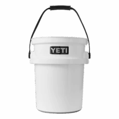 YETI "Loadout" Bucket -Traeger Pellet Grills Loadout Bucket White Front 3220 B