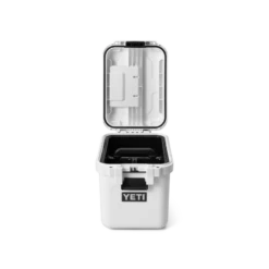 YETI "LoadOut" GoBox 15 Gear Box -Traeger Pellet Grills Loadout GoBox 15 White Front Open 1262 B