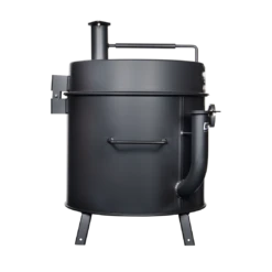 Gateway Drum Smoker "Go2™ Smoker And Grill" -Traeger Pellet Grills Mini Drum Black Right Go2 logo