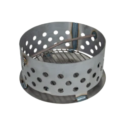 Gateway Drum Smoker "Go2™ Smoker And Grill" -Traeger Pellet Grills Mini Drum Charcoal Basket Angled 61a790bb 2c36 4473 807e 3ebecef9c6a7