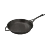AUS-ION 'QUENCHED' 30cm Seasoned Wrought Iron Frypan