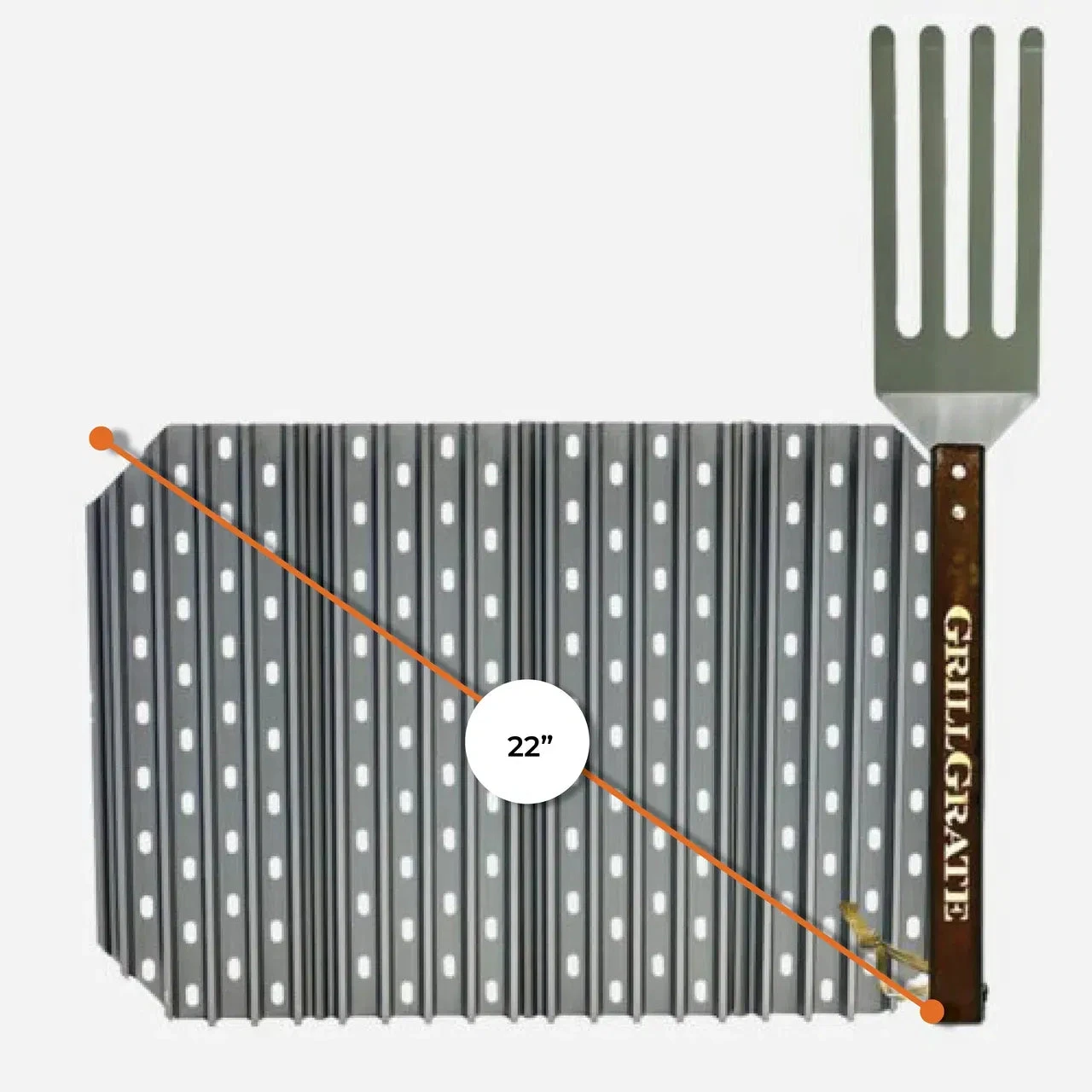 GrillGrate "PKAR Classic" - 13.75" 4 Panel GrillGrate "PKAR Classic" - 13.75" 4 Panel -Traeger Pellet Grills RPKGRILL GGWithDiagMeasure 61770 1619015523 1280 1280 jpg