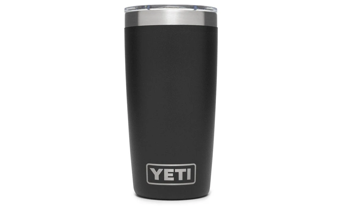 YETI "Rambler" 10oz Tumbler YETI "Rambler" 10oz Tumbler -Traeger Pellet Grills Rambler 10ozFrontBlack20200131 PDP 1595572066045