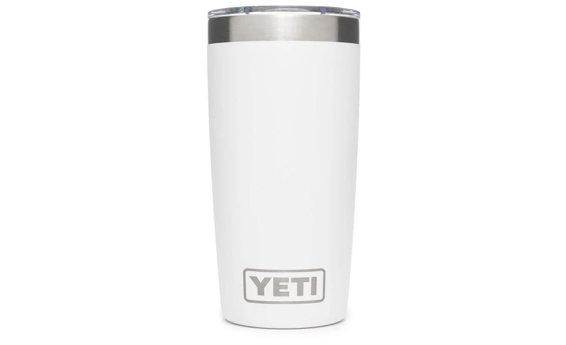YETI "Rambler" 10oz Tumbler YETI "Rambler" 10oz Tumbler -Traeger Pellet Grills Rambler 10ozFrontWhite20200131 PDP 1595572196305 06fd04b0 816f 45dd 81ed e60628efc64c