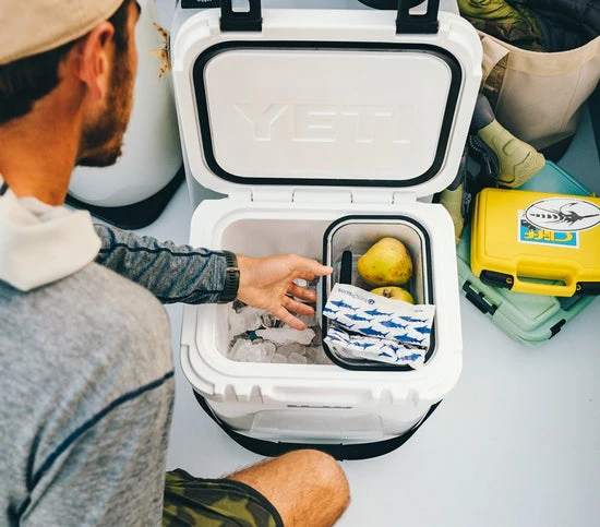YETI "Roadie Basket" -Traeger Pellet Grills Roadie Basket Cooler Accessories Product Overview Image Lifestyle