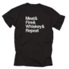 Hardcore Carnivore "Meat & Fire & Whiskey & Repeat" T-Shirt