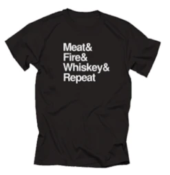 Hardcore Carnivore "Meat & Fire & Whiskey & Repeat" T-Shirt