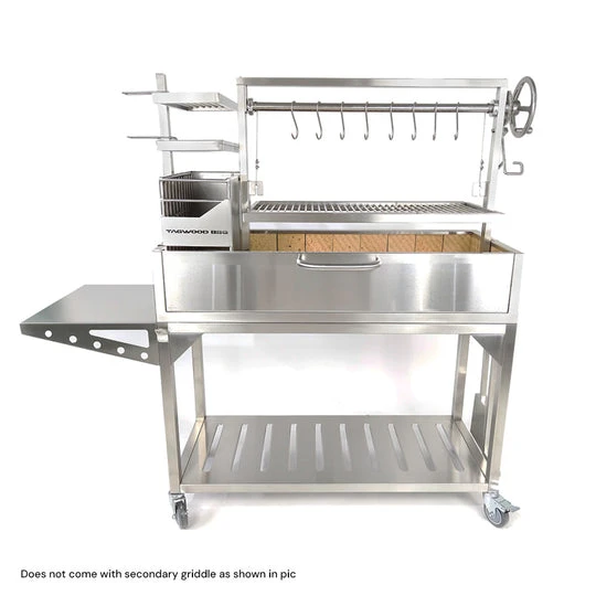 Tagwood BBQ "BBQ03SS" Argentine Santa Maria Wood Fire & Charcoal Grill Tagwood BBQ "BBQ03SS" Argentine Santa Maria Wood Fire & Charcoal Grill -Traeger Pellet Grills Tagwood Argentine Grill BBQ03SS front1 product