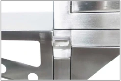 Tagwood BBQ "BBQ23SS" XL Argentine Charcoal & Woodfired Parrilla Grill 7 Tagwood BBQ "BBQ23SS" XL Argentine Charcoal & Woodfired Parrilla Grill -Traeger Pellet Grills Tagwood Grills stainless steel feature 5d84bd69 6500 4f85 98d3 e4b82012bf43