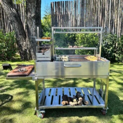 Tagwood BBQ "BBQ23SS" XL Argentine Charcoal & Woodfired Parrilla Grill 9 Tagwood BBQ "BBQ23SS" XL Argentine Charcoal & Woodfired Parrilla Grill -Traeger Pellet Grills Tagwood BBQ23SS Extra Large Argentine Charcoal Woodfired Parrilla Grill