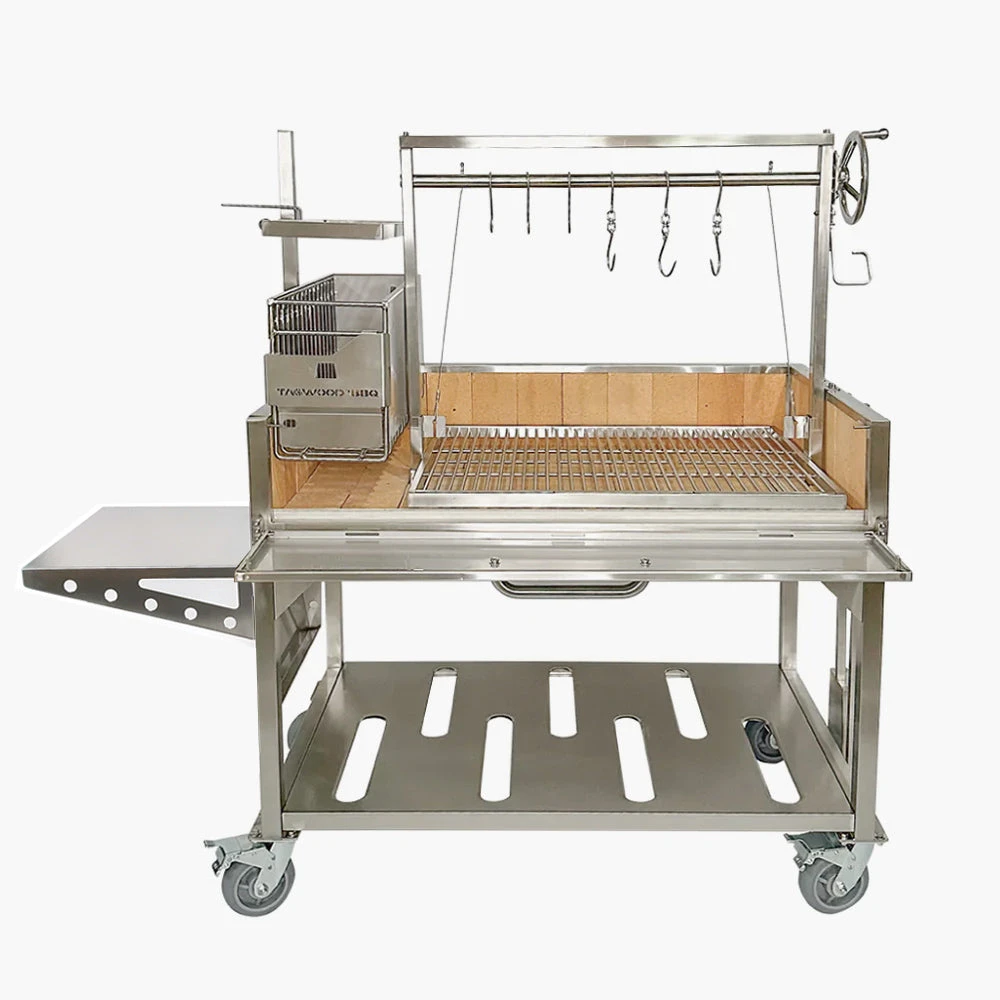 Tagwood BBQ "BBQ23SS" XL Argentine Charcoal & Woodfired Parrilla Grill Tagwood BBQ "BBQ23SS" XL Argentine Charcoal & Woodfired Parrilla Grill -Traeger Pellet Grills Tagwood BBQ23SS XL Argentine Charcoal Woodfired Parrilla Grill Front product