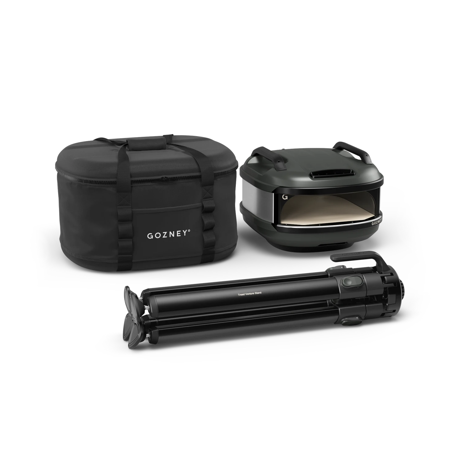 Gozney "Tread" Trail Bundle Gozney "Tread" Trail Bundle -Traeger Pellet Grills Tread Stand Bag Black 1
