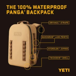 YETI "Panga" 28 Submersible Backpack -Traeger Pellet Grills W 220059 TanPanga 2400x2400FeatureGraphic Backpack png