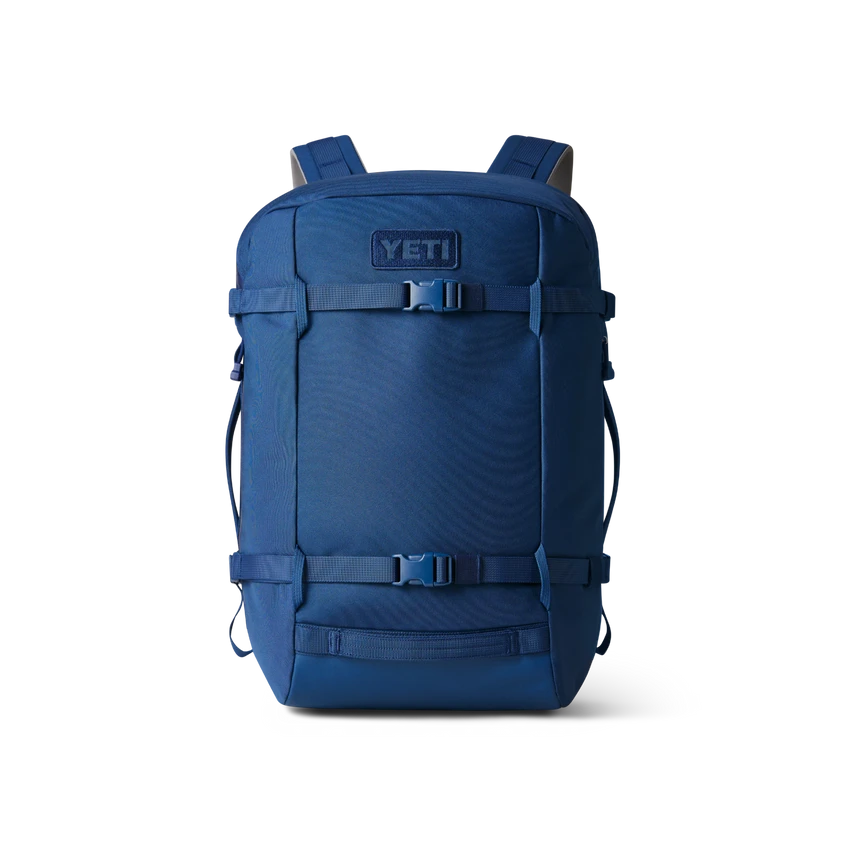 YETI "Crossroads" Backpack 22L YETI "Crossroads" Backpack 22L -Traeger Pellet Grills W Bags 22L Bkpk Navy Front 00232 B png