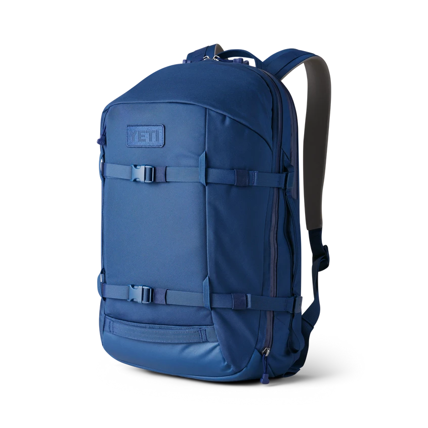 YETI "Crossroads" Backpack 27L YETI "Crossroads" Backpack 27L -Traeger Pellet Grills W Bags 27L Bkpk Navy 3qtr 00049 B png