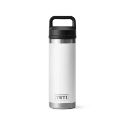 YETI "Rambler" 18oz Bottle -Traeger Pellet Grills W Drinkware BottleChug 18oz White Studio PrimaryB