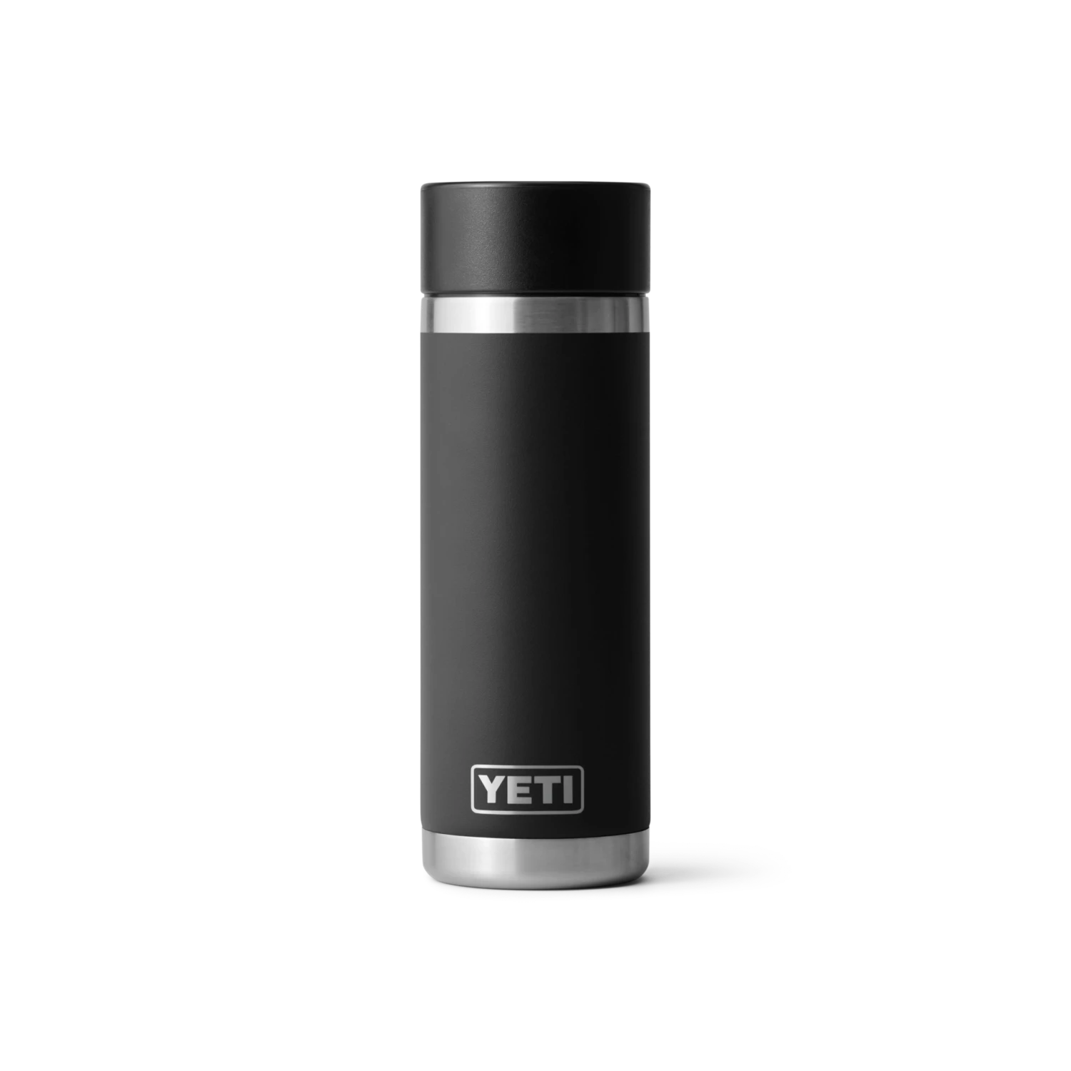 YETI "Rambler" 18oz Bottle w/ HotShot Cap YETI "Rambler" 18oz Bottle W/ HotShot Cap -Traeger Pellet Grills W Drinkware HotshotBottle 18oz Black Studio PrimaryB