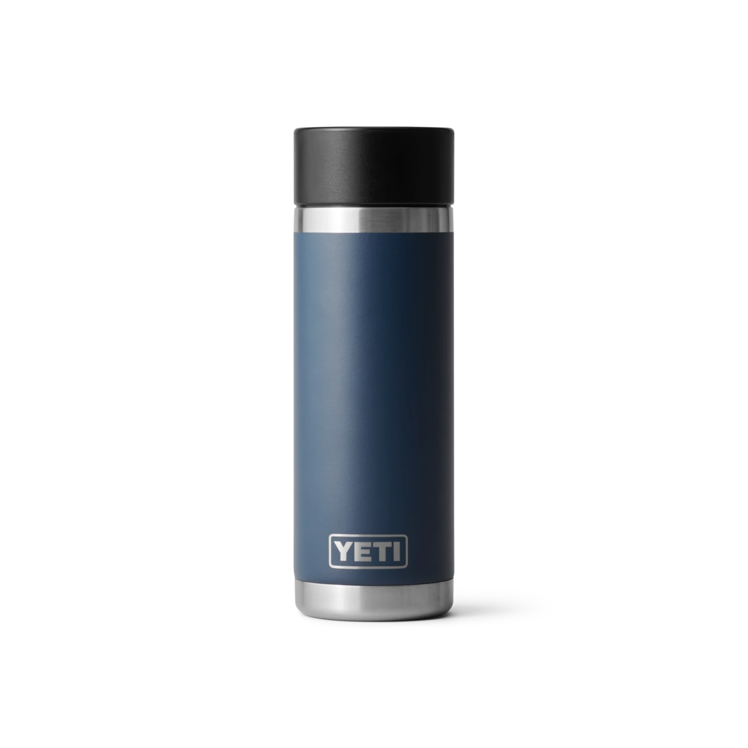 YETI "Rambler" 18oz Bottle w/ HotShot Cap YETI "Rambler" 18oz Bottle W/ HotShot Cap -Traeger Pellet Grills W Drinkware HotshotBottle 18oz Navy Studio PrimaryB
