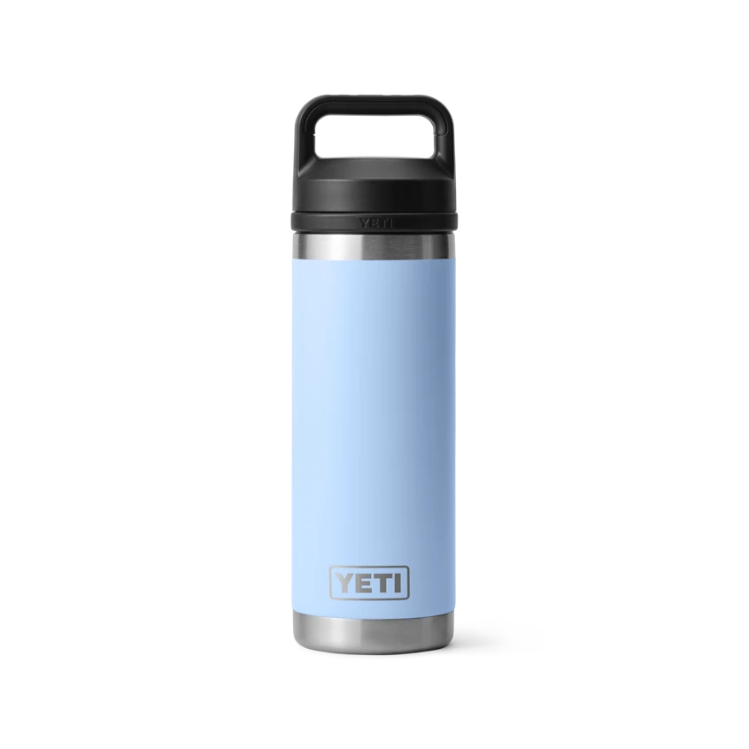 YETI "Rambler" 18oz Bottle -Traeger Pellet Grills W site studio drinkware Rambler 18oz Big Sky Blue Bottle Front 4094 Primary B 2400x2400 f6564825 33c3 4746 8a4f 05bbe6ef5ed3