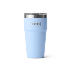 YETI "Rambler" 20oz Stackable Cup -Traeger Pellet Grills W site studio drinkware Rambler 20oz Stackable Big Sky Blue Front 4121 Primary B 2400x2400 3d32db8f d9f4 488a 804e f7fc6b1184fe