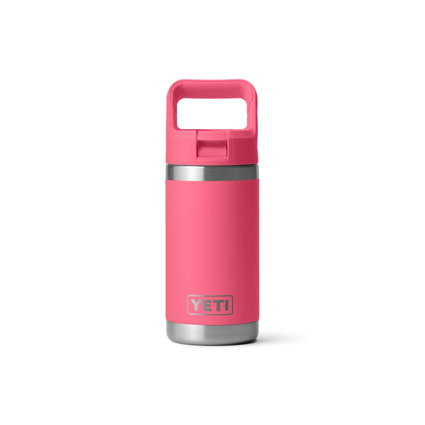 YETI "Rambler" Junior 12oz Kids Bottle -Traeger Pellet Grills W site studio drinkware Rambler Jr 12oz Tropical Pink Front 5074 Primary B 2400x2400 8c4ffdaa 2a84 44a2 a15b 3dabbe1c5748