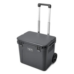 YETI "Roadie" 60 - Wheeled Hard Cooler -Traeger Pellet Grills Wholesale Hard Coolers Roadie 60 Charcoal 3qtr Front Handle Up 7791 2400x2400 671058bf bc19 41c9 a934 486fd117b5ab